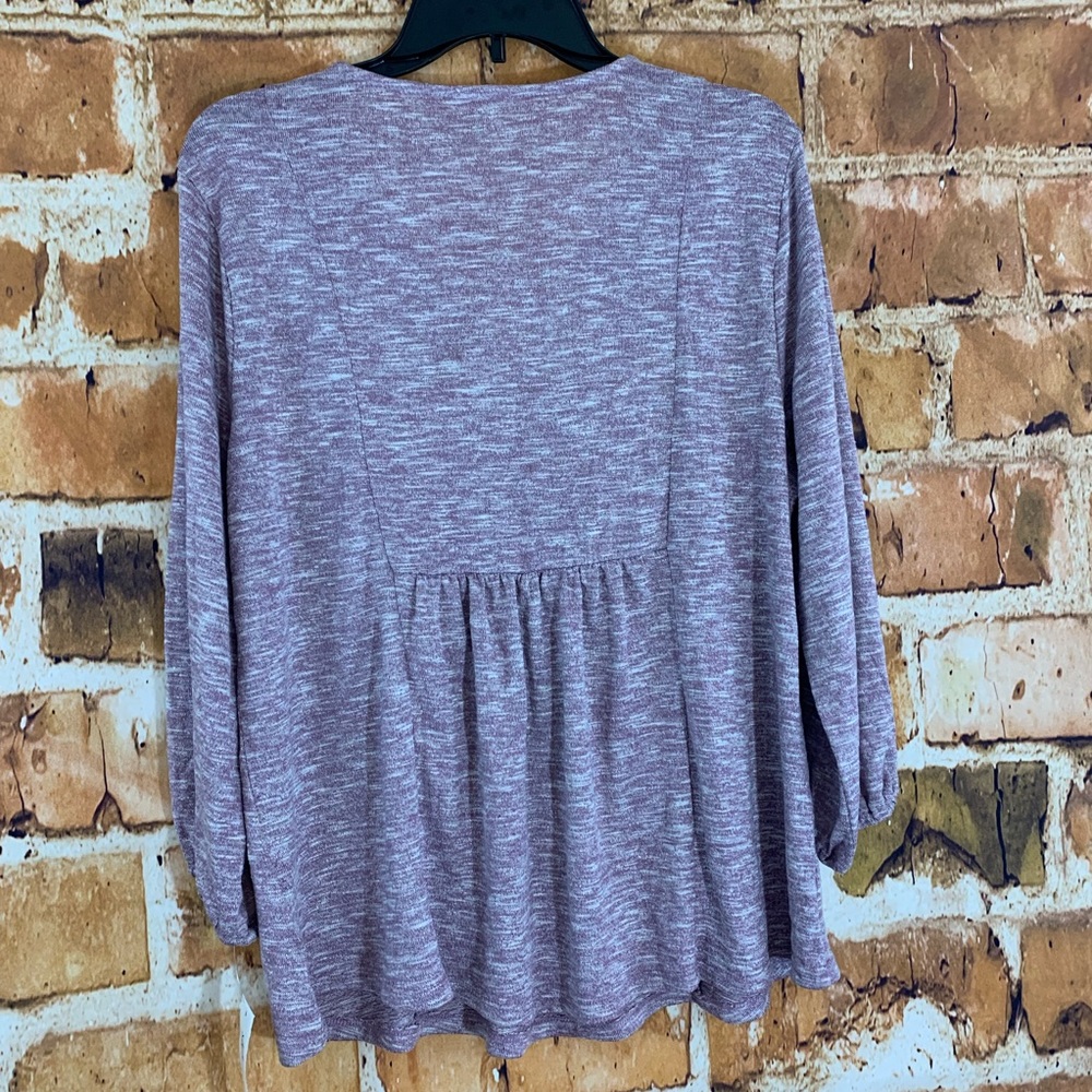 SOLD!!Style&Co Pleated Tassel Tie Top - Picture 5 of 8